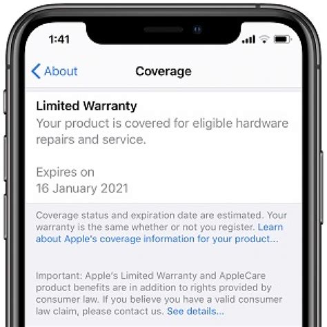 Scroll down the page until you see language about the warranty status. . Check coverage apple com